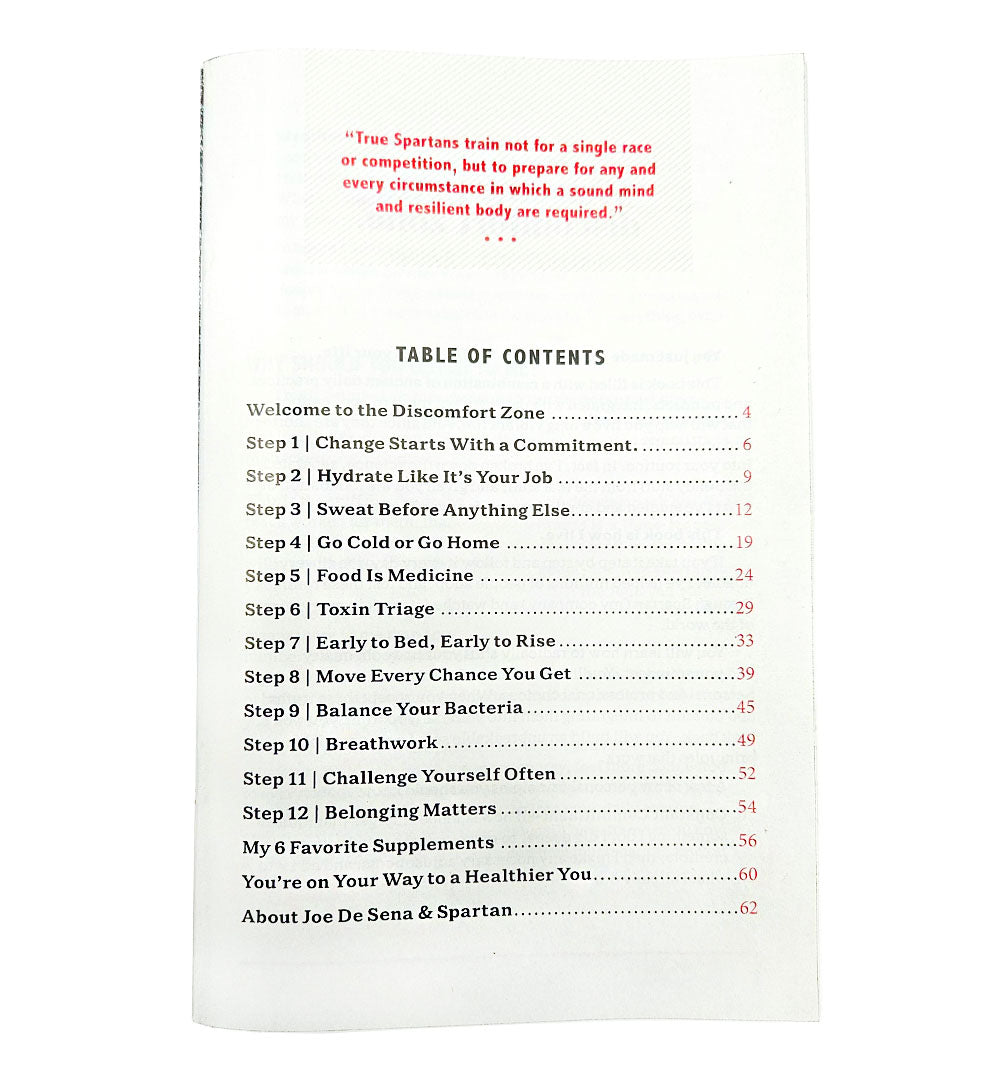 SPARTAN Ready For Anything by Joe De Sena Booklet
