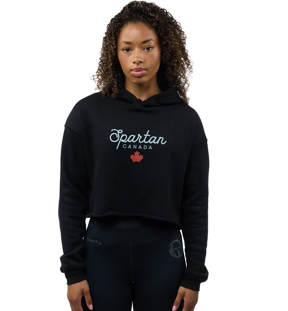 SPARTAN Canada Crop Hoodie - Women's