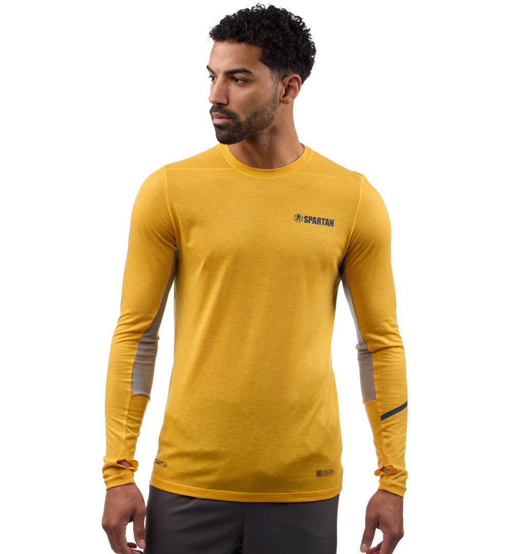 SPARTAN by CRAFT SubZ LS Wool Tee - Herren