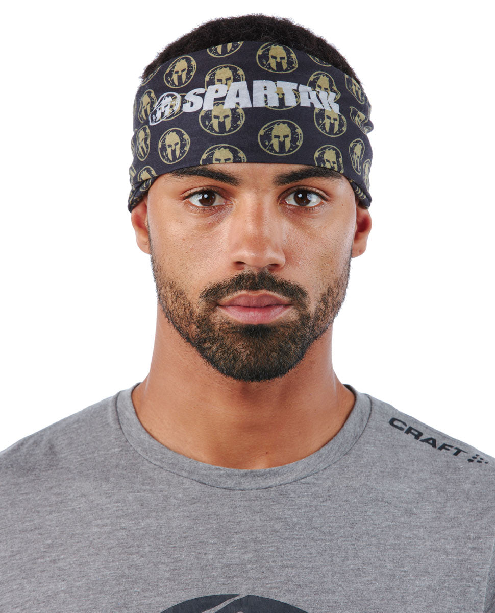 CRAFT SPARTAN By CRAFT Tubo de Cuello con Logotipo de Casco Negro/Sencha