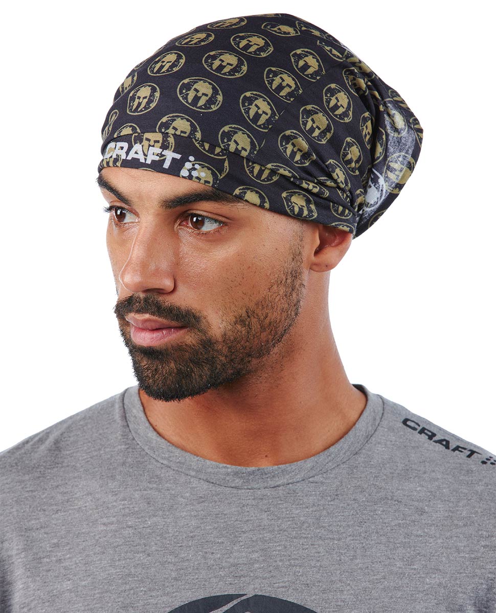 CRAFT SPARTAN By CRAFT Tubo de Cuello con Logotipo de Casco Negro/Sencha
