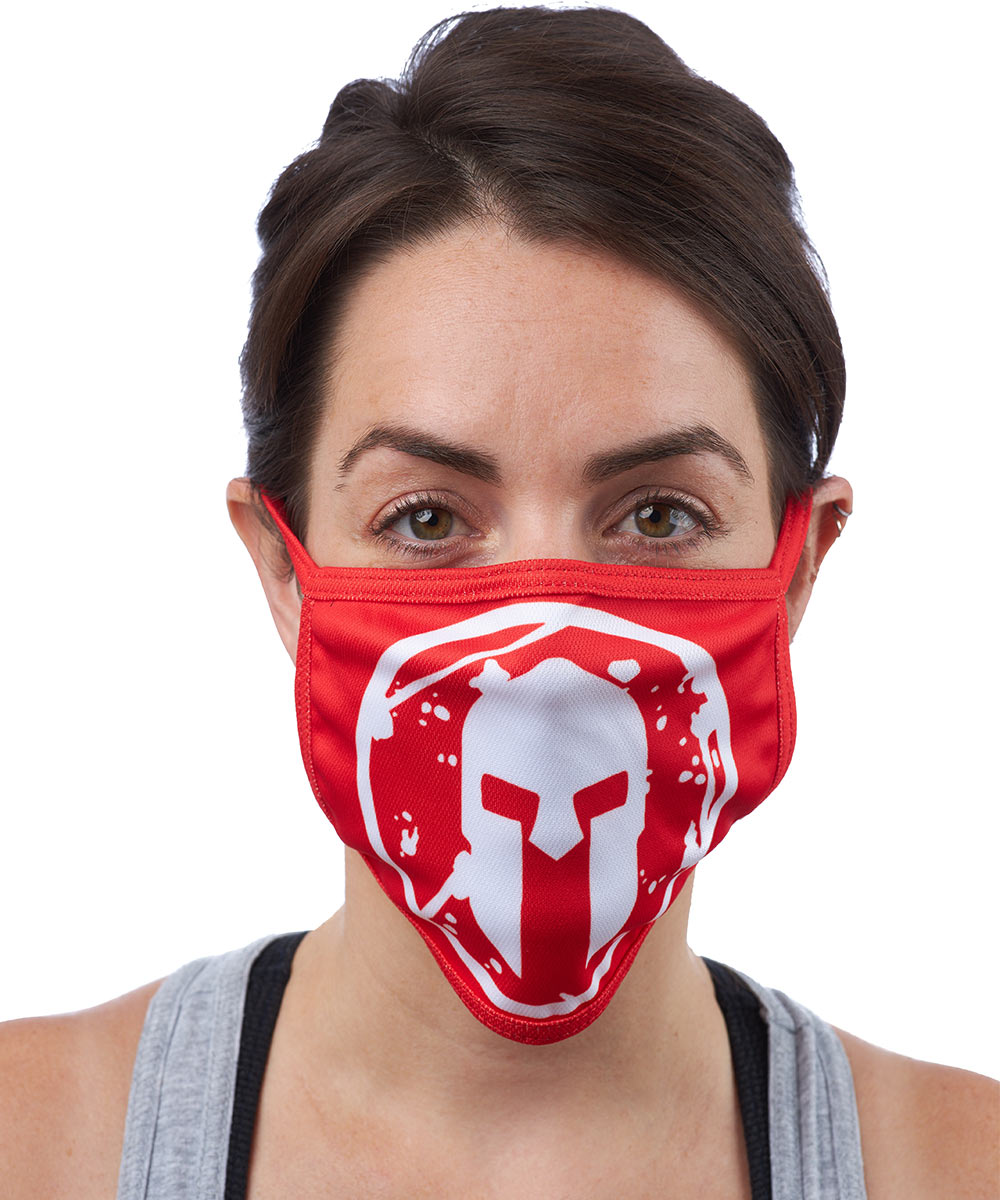 Spartan Shop SPARTAN Face Mask Red Helmet