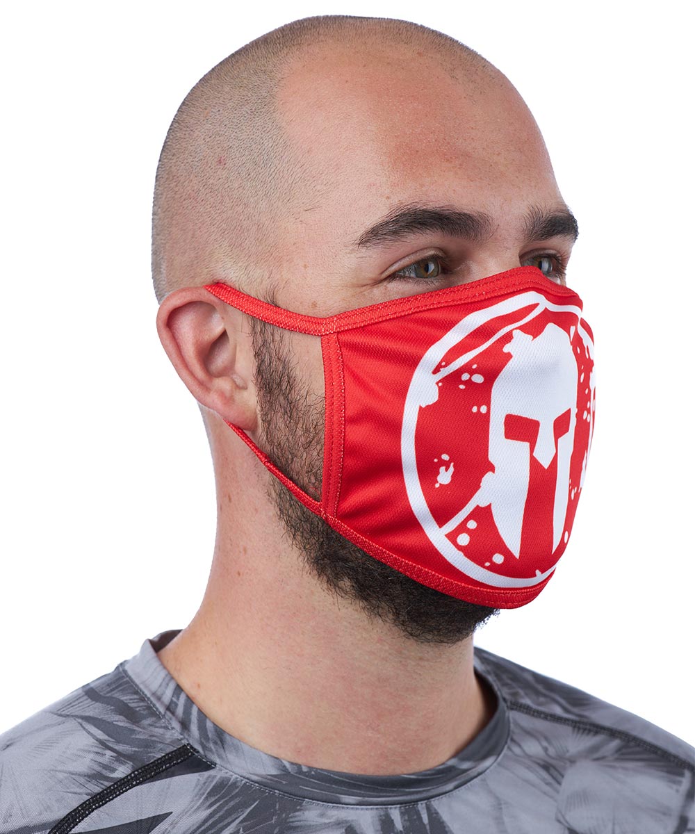 Spartan Shop SPARTAN Face Mask Red Helmet