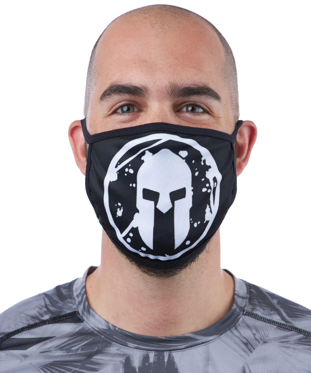 Máscara Facial SPARTAN Shop Máscara Facial SPARTAN Capacete Preto