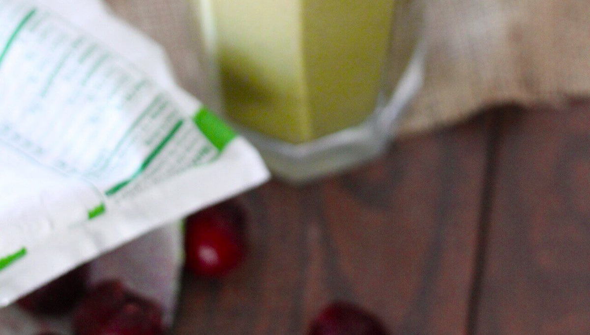 Swiss Chard Cherry Green Smoothie