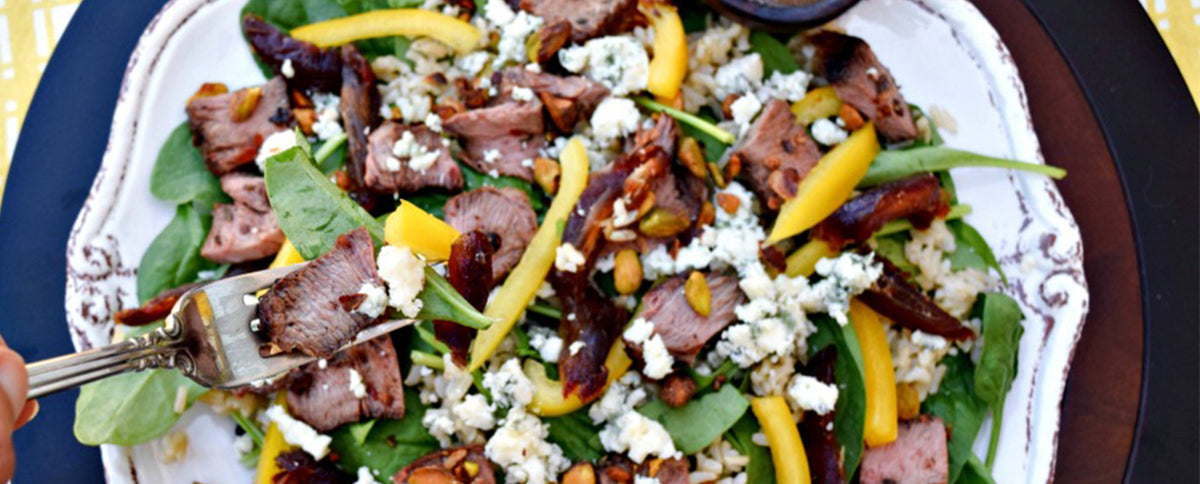 Why It's SO Important for Athletes to Have an Iron-Rich Diet (+ a Steak Spinach Salad to Give You Plenty)