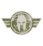 SPARTAN Camouflage Vinyl Sticker