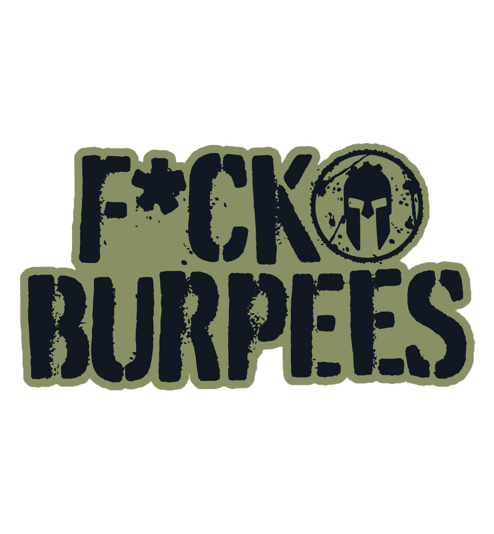 SPARTAN F*ck Burpees Vinyl Sticker