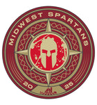 SPARTAN Midwest Vinyl Sticker