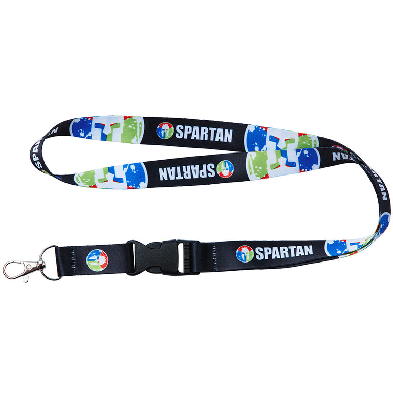 Tienda Spartan Race SPARTAN Trifecta Lanyard Negro/Multi