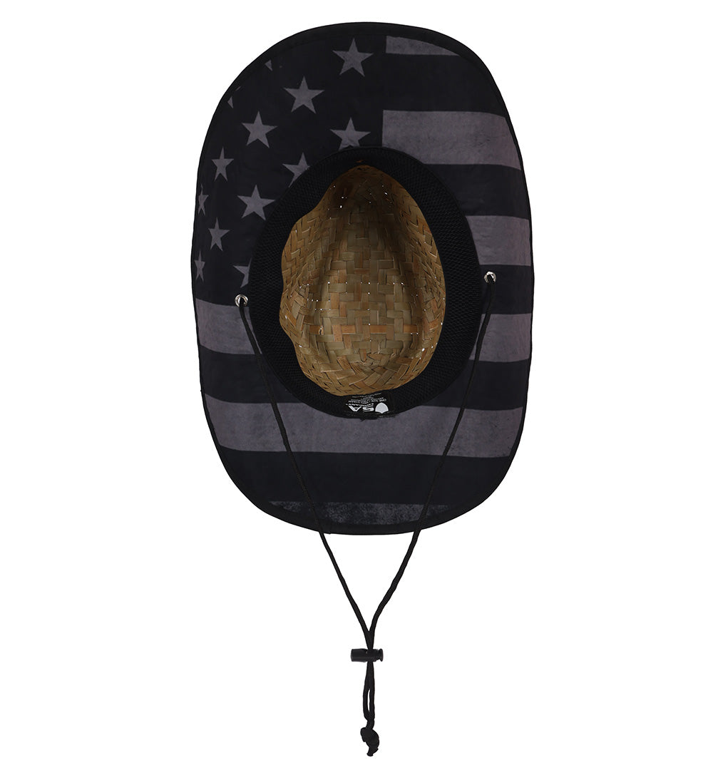 SPARTAN x SOA American Flag Cowboy Straw Hat - Unisex