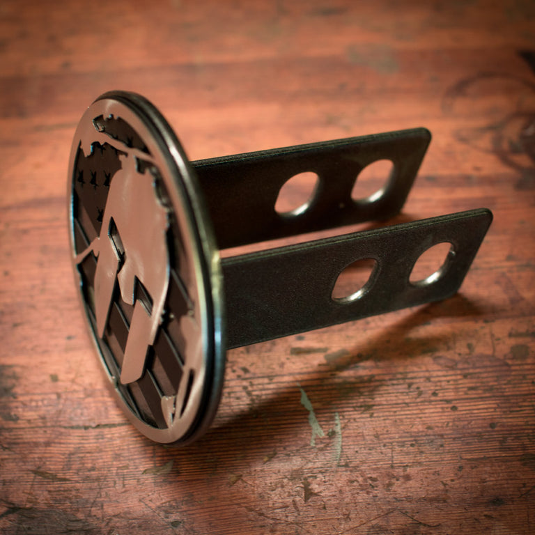 Attelage de remorque Spartan Race Shop SPARTAN Flag - Noir