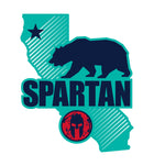 SPARTAN California Bear Vinyl Sticker