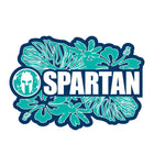 SPARTAN Tropical Vinyl Sticker