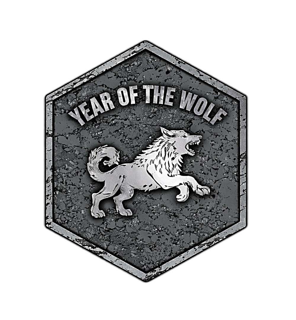 SPARTAN Year of the Wolf Hex Icon