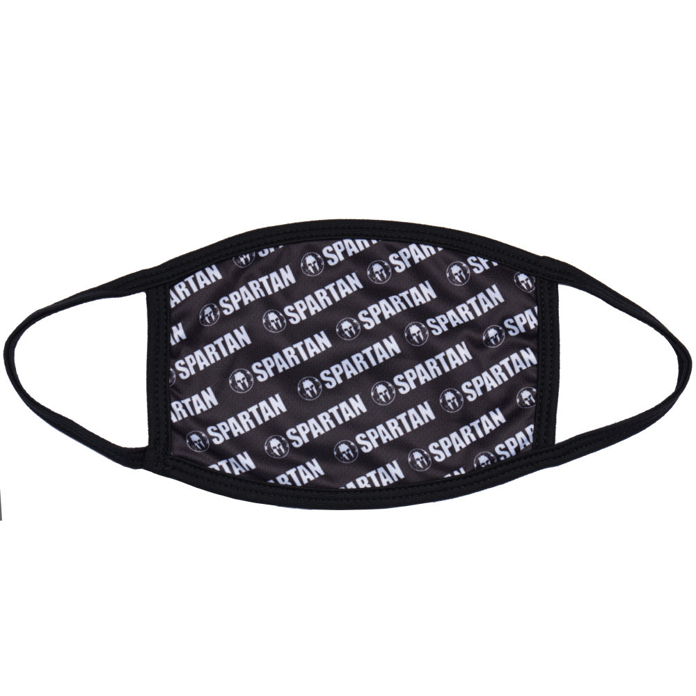 Spartan Race Shop SPARTAN Face Mask Repeat Black