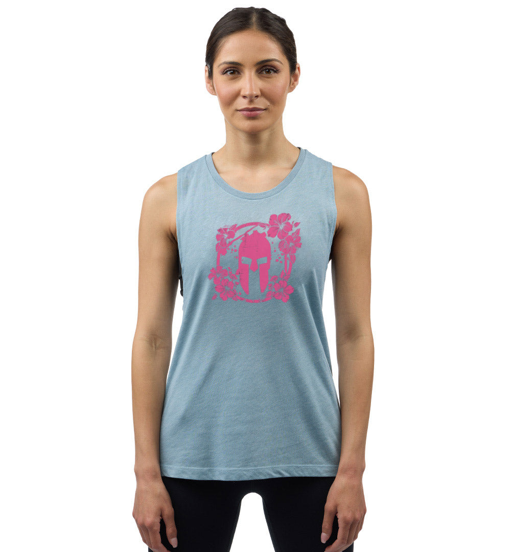 SPARTAN Hibiscus Helmet Tank - Women's