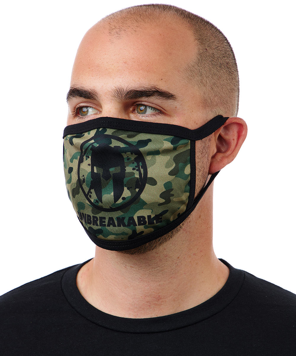 Spartan Shop SPARTAN Face Mask Green Camo