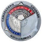 斯巴达三连冠奖章展示