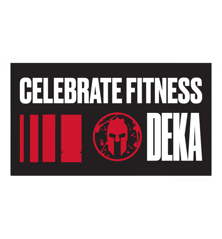 DEKA Celebrate Fitness Vinyl Sticker