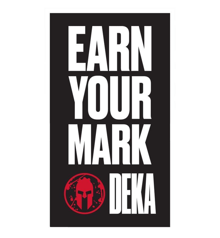 DEKA Earn Your Mark Vinyl Sticker