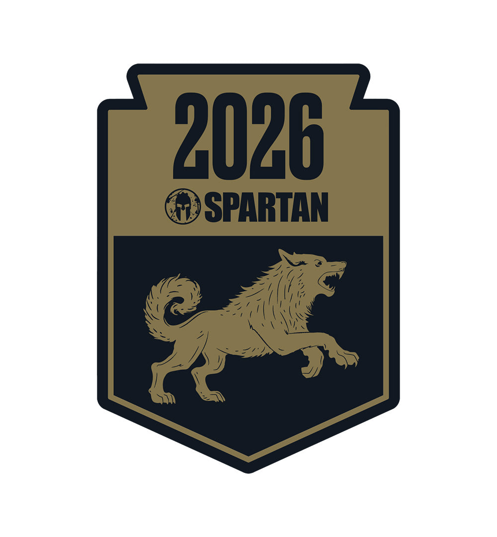 SPARTAN 2026 Wolf Shield Vinyl Sticker