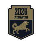 SPARTAN 2026 Wolf Shield Vinyl Sticker