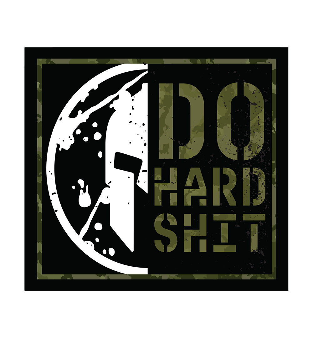 SPARTAN Do Hard Shit Helmet Vinyl Sticker