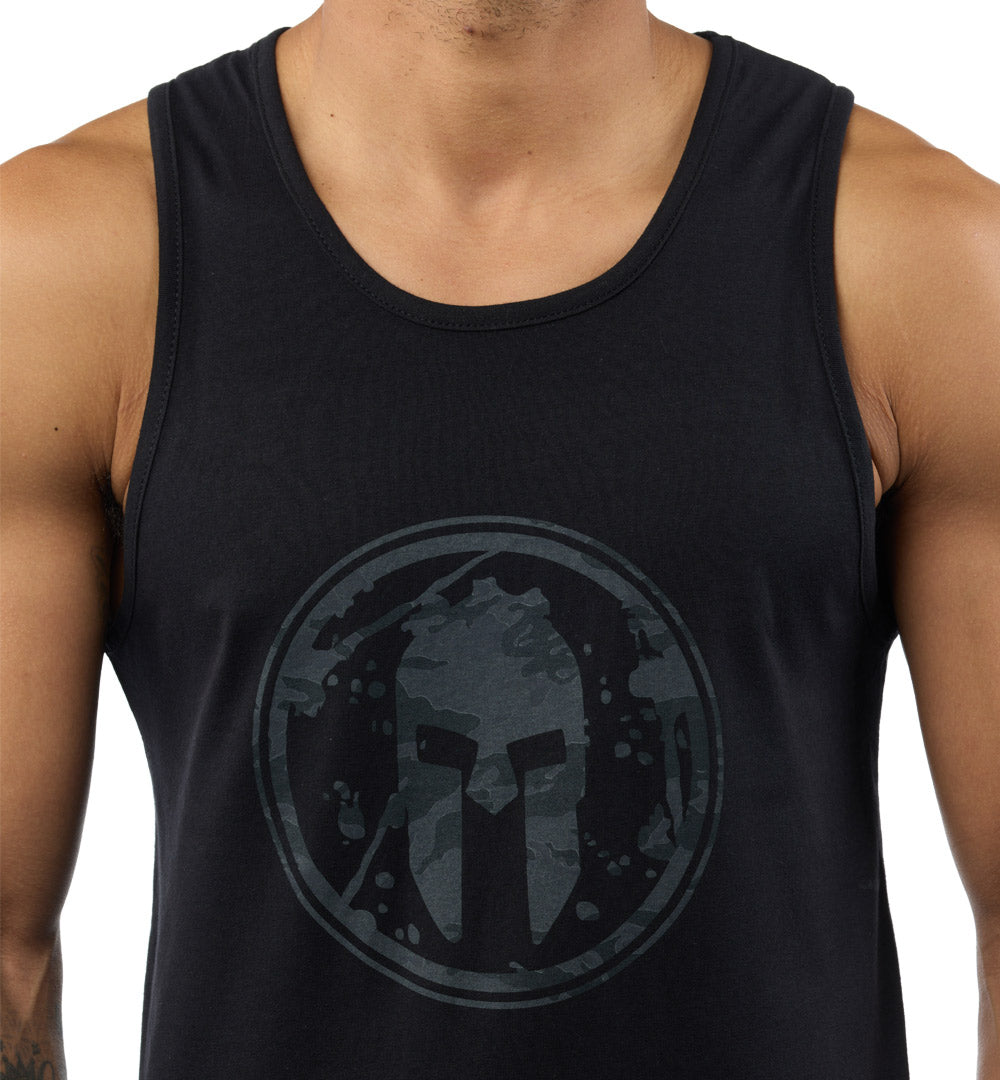 SPARTAN Camo Helmet Tank - Men's