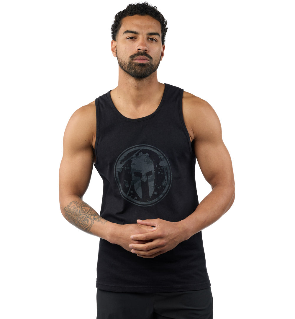 SPARTAN Camo Helmet Tank - Men's