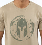 SPARTAN Distressed Helmet Tee - Men's