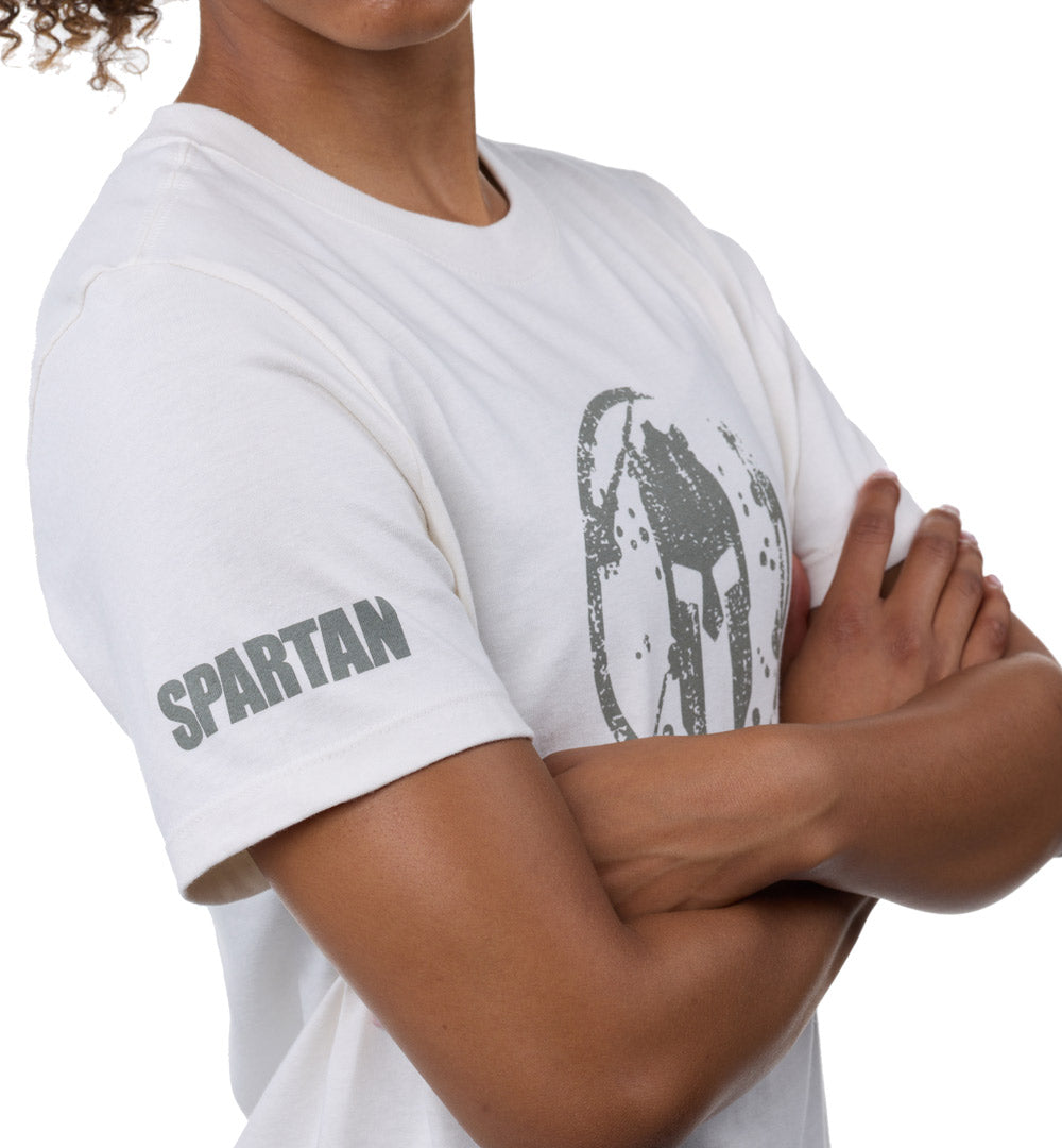 SPARTAN Distressed Helmet Tee - Women's