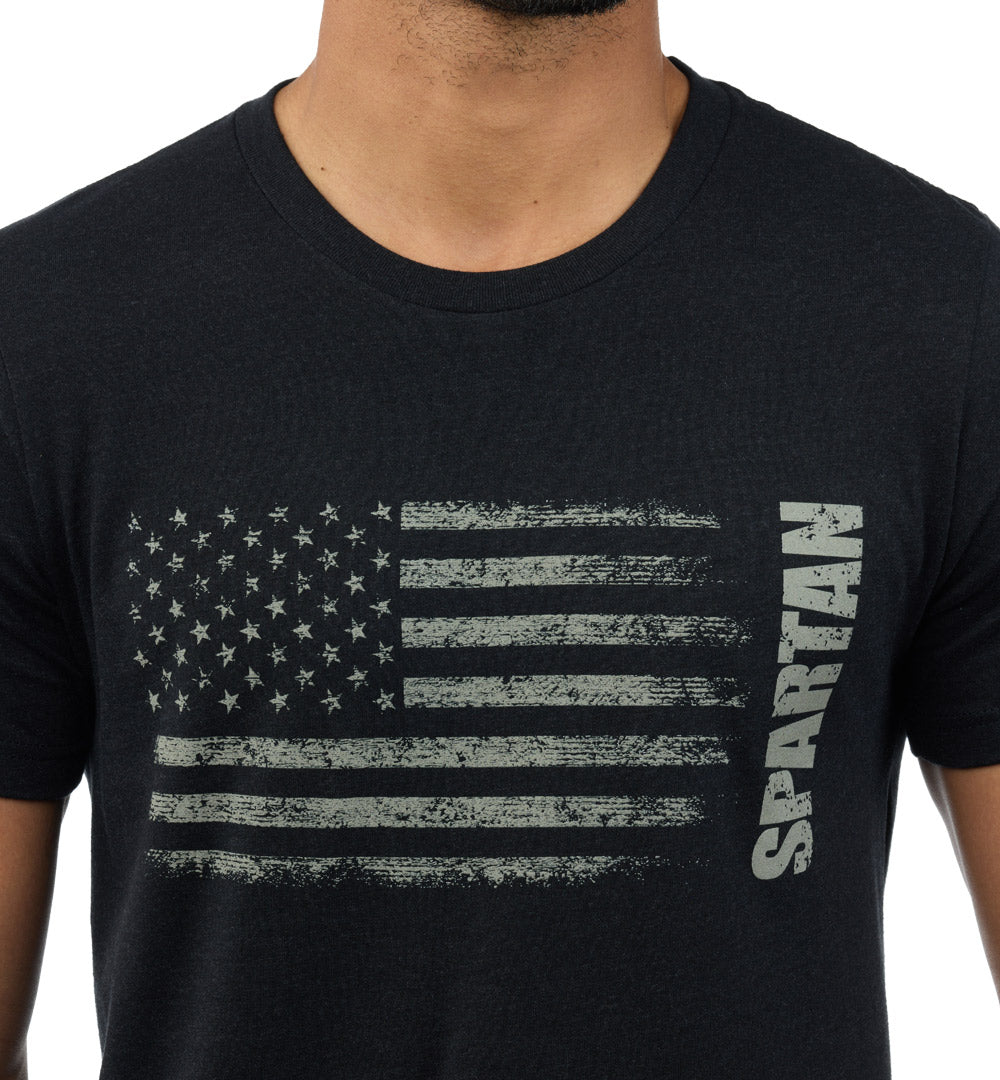 SPARTAN American Flag Tee - Men's