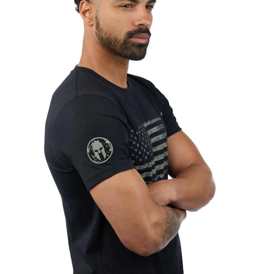 SPARTAN American Flag Tee - Men's