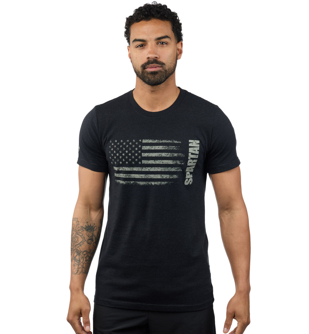 SPARTAN American Flag Tee - Men's