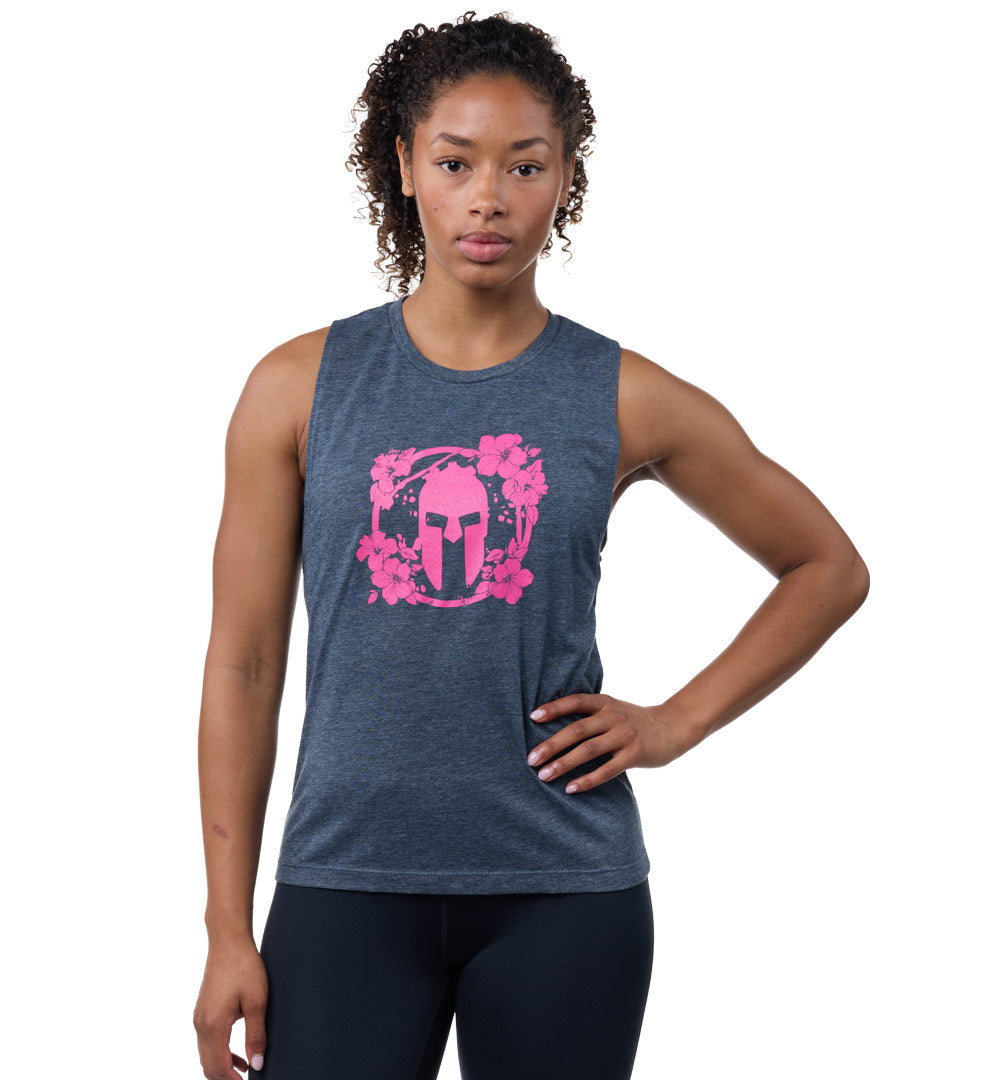 SPARTAN Hibiscus Helmet Tank - Women's