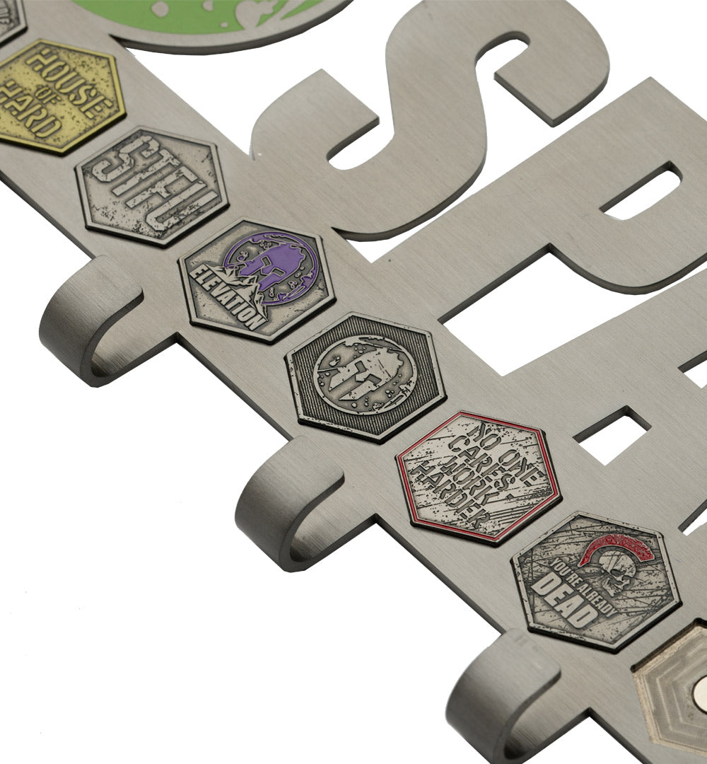 SPARTAN Hexagon Medal Rack