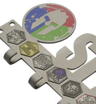 SPARTAN Hexagon Medal Rack