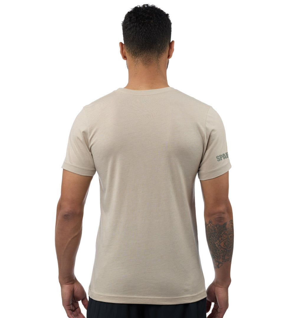SPARTAN Distressed Helmet Tee - Men's