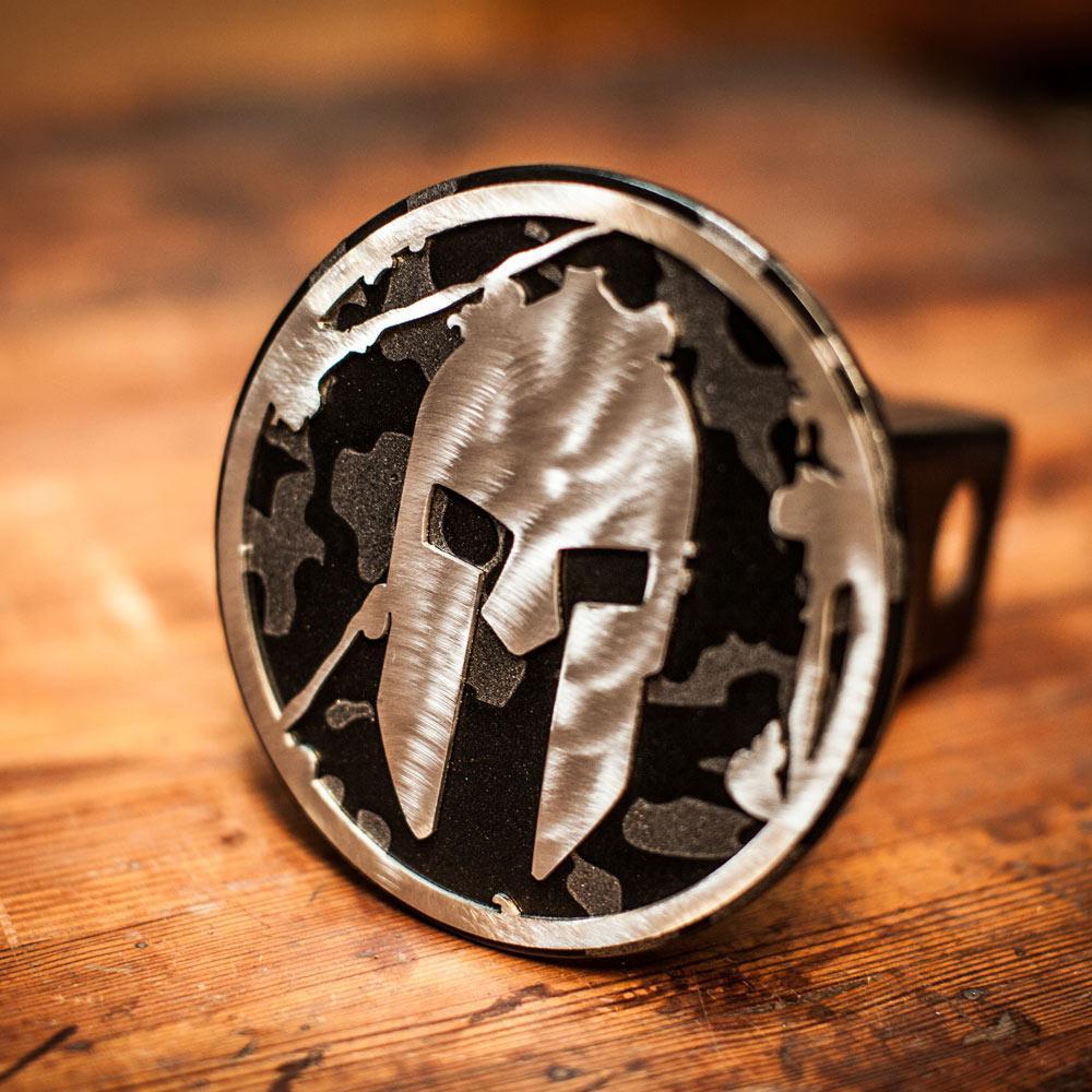 Spartan Helmet Trailer Hitch Cover