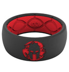 Groove Life Groove Life SPARTAN Silicone Ring - Men's Red/Black 9