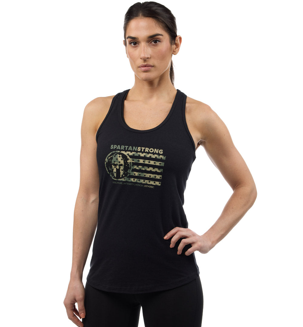 SPARTAN Strong Flag Tank - Women's